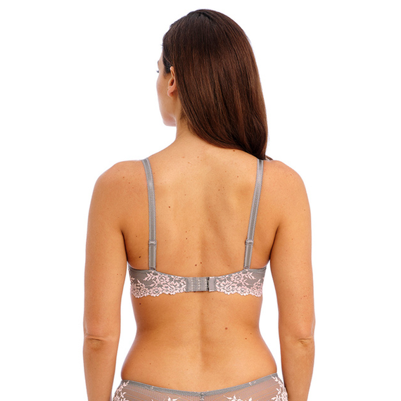 Wacoal Embrace Lace Plunge BH Smoke Crystal Pink