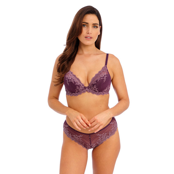 Wacoal Embrace Lace Plunge BH Italian Plum