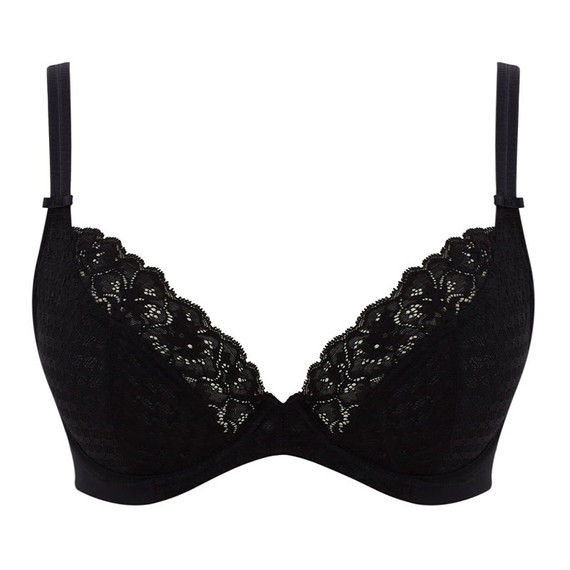 Panache Envy Plunge BH Black