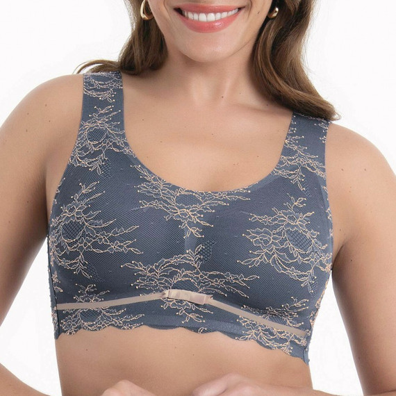 Anita Essential Lace Bralette Grey Goose