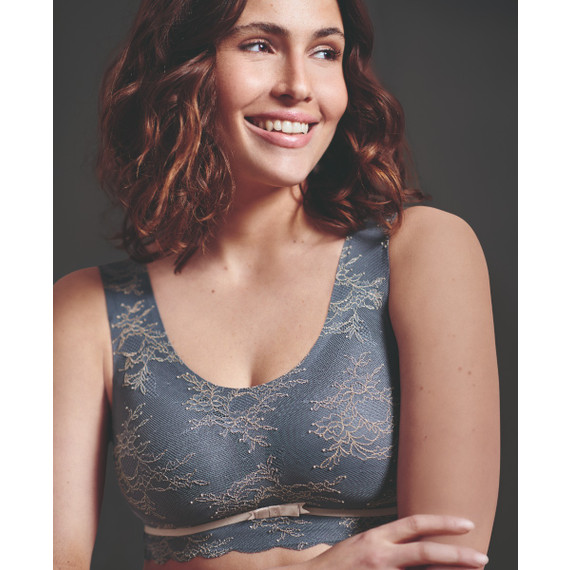 Anita Essential Lace Bralette Grey Goose