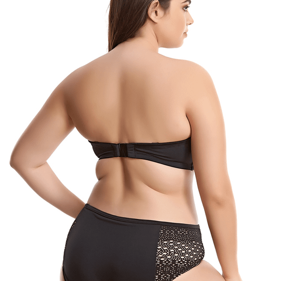 Elomi Swim Essentials Bandeau Bikinitop Black