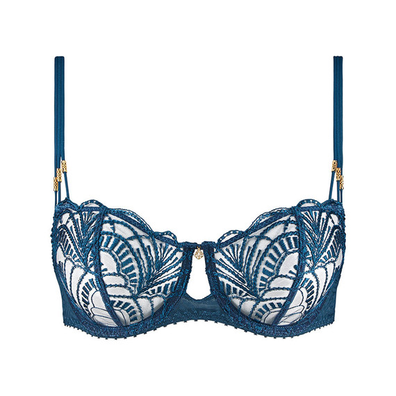 Aubade Ethnic Vibes Half Cup BH Dark Cyan
