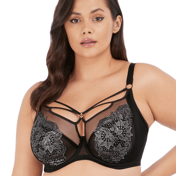 Elomi Eugenie Plunge BH Black