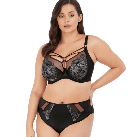 Elomi Eugenie Plunge BH Black