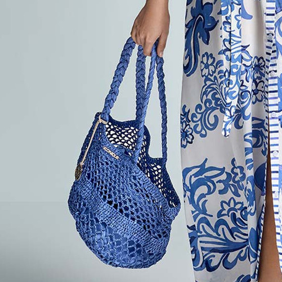 Iconique Eulalia Strandtas Light Blu