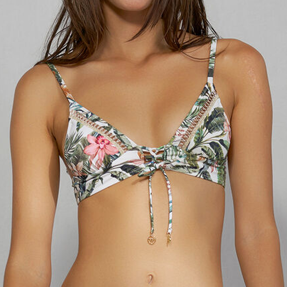 Watercult Exotic Dive Triange Bikinitop Retro Tropics
