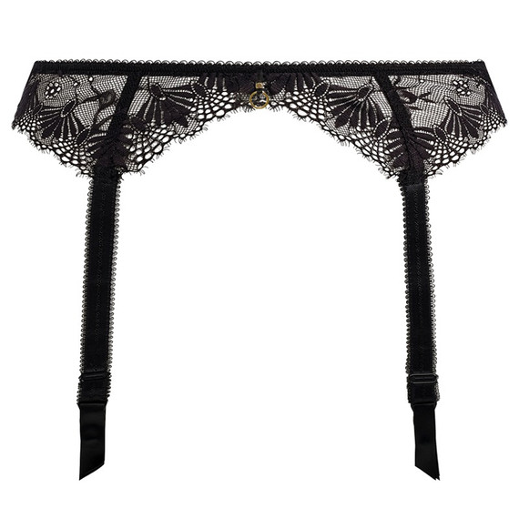Freya Lingerie Fascinate Jarretels Black