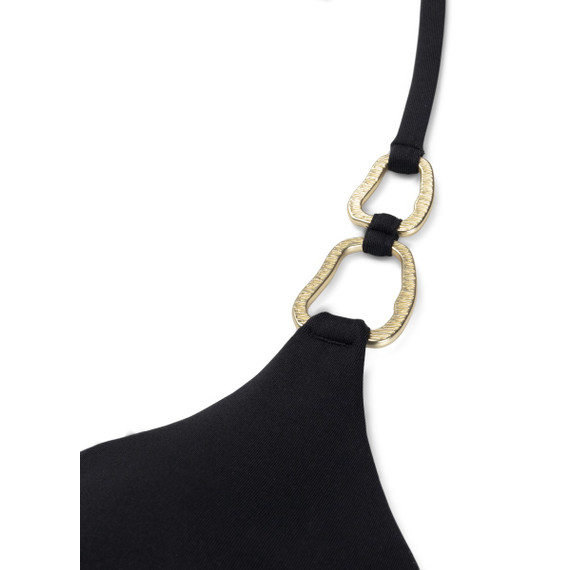 Cyell Femme Noir Triangle Bikinitop