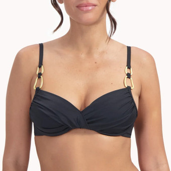 Femme Noir Twist Bikinitop