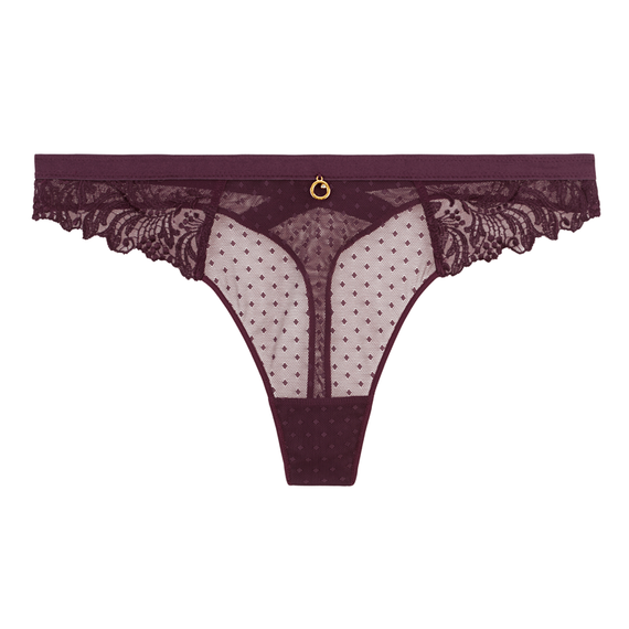 Aubade Femme Passion String Wineberry
