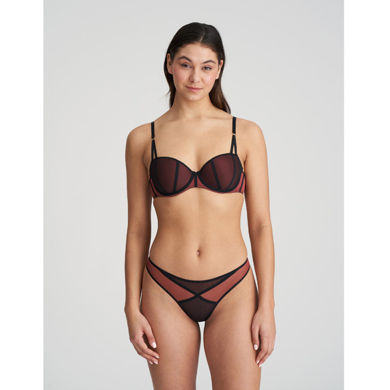 Marie Jo Fezz String Italian Brown