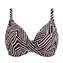 Elomi Swim Fiji Falls Plunge Bikinitop Black