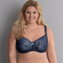 Rosa Faia Fleur Beugel BH Marine Blauw