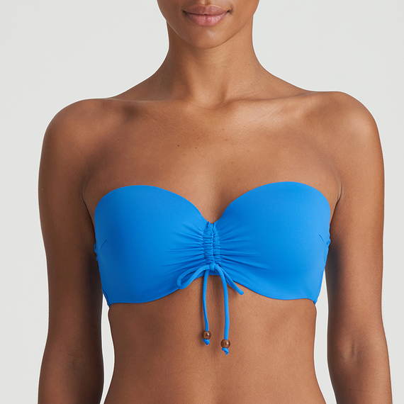 Marie Jo Swim Flidais Trägerloser Bikini Oberteil Mistral Blue