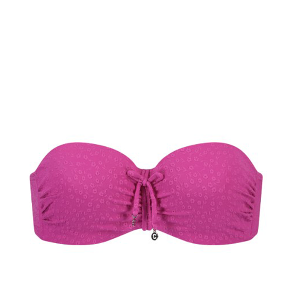 Cyell Flora Fuchsia Bandeau Bikinitop