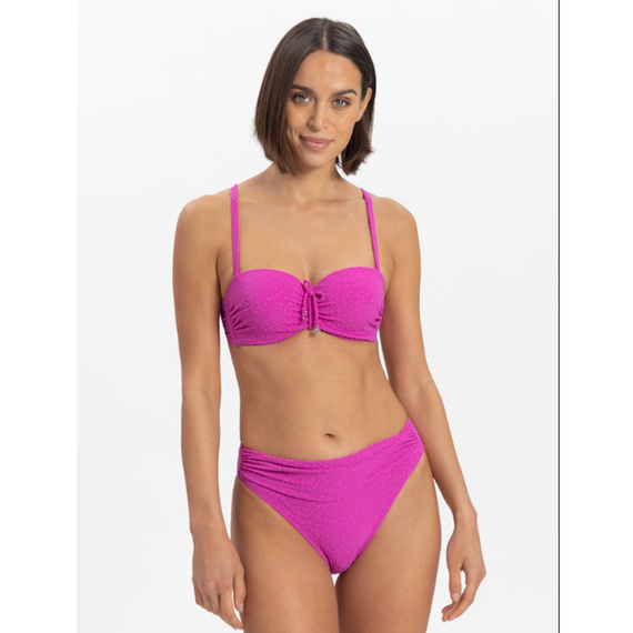 Cyell Flora Fuchsia Bandeau Bikinitop