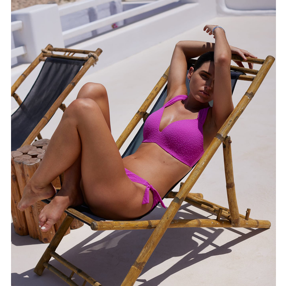 Cyell Flora Fuchsia Padded Bikinitop