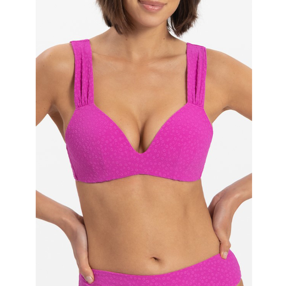 Cyell Flora Fuchsia Padded Bikinitop