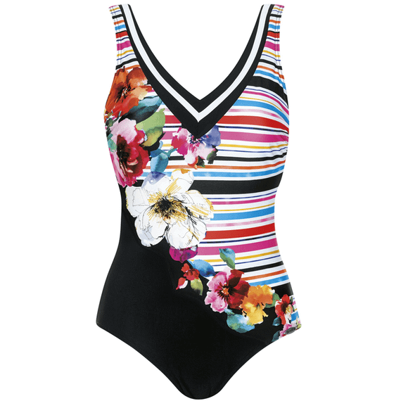 Flowers and Stripes Badpak
