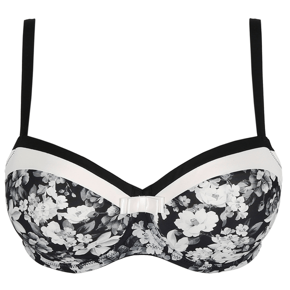 PrimaDonna Twist Flower Shadow Balconette BH Zwart