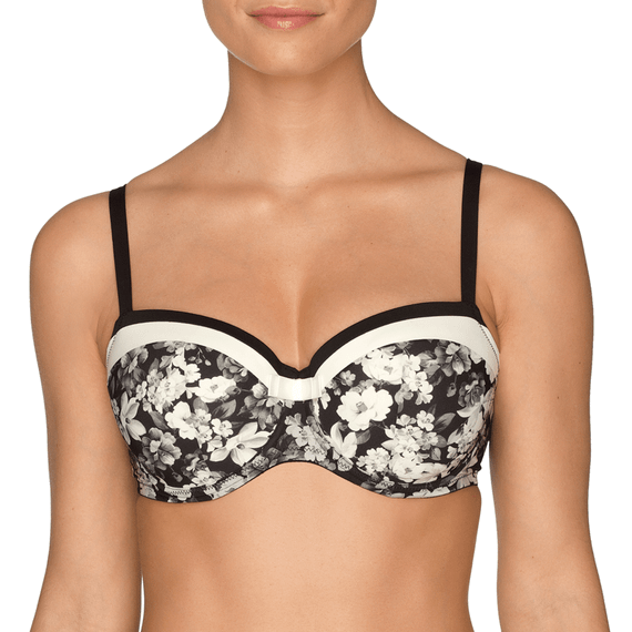 PrimaDonna Twist Flower Shadow Balconette BH Zwart