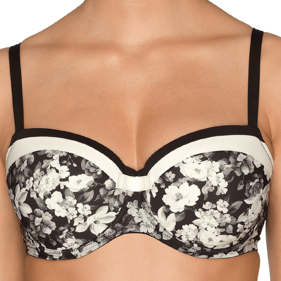 PrimaDonna Twist Flower Shadow Balconette BH Zwart