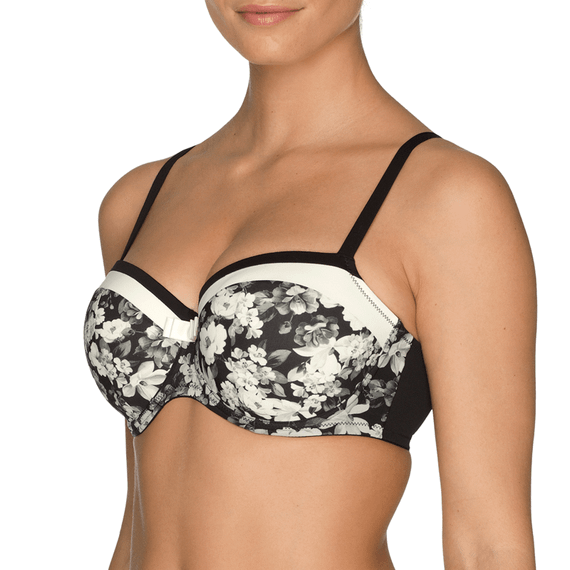 PrimaDonna Twist Flower Shadow Balconette BH Zwart