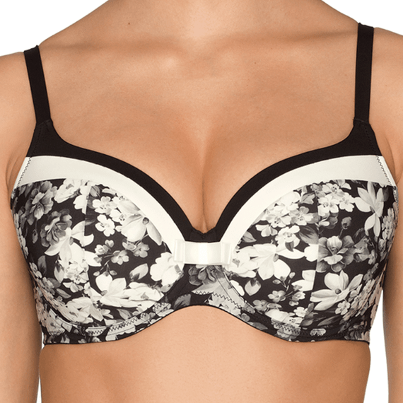 PrimaDonna Twist Flower Shaddow Voorgevormde BH Zwart