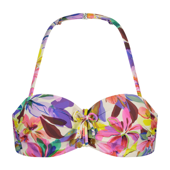 Cyell Badmode Fluid Flowers Bandeau Bikinitop