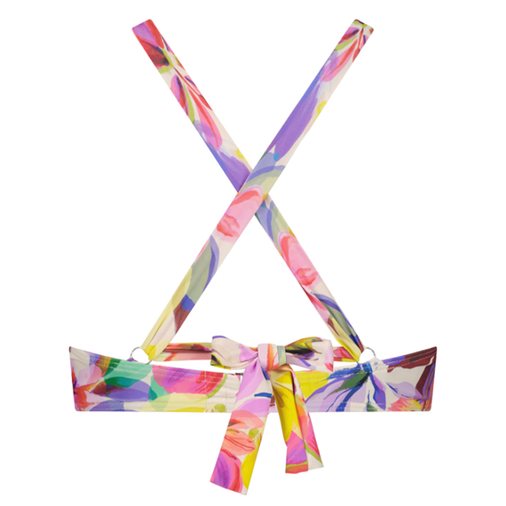 Cyell Fluid Flowers Halter Bikini Oberteil