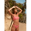 Beachlife Freckles High Waist Bikinibroekje Oudroze