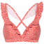 Beachlife Freckles Plunge Bikinitop Oudroze