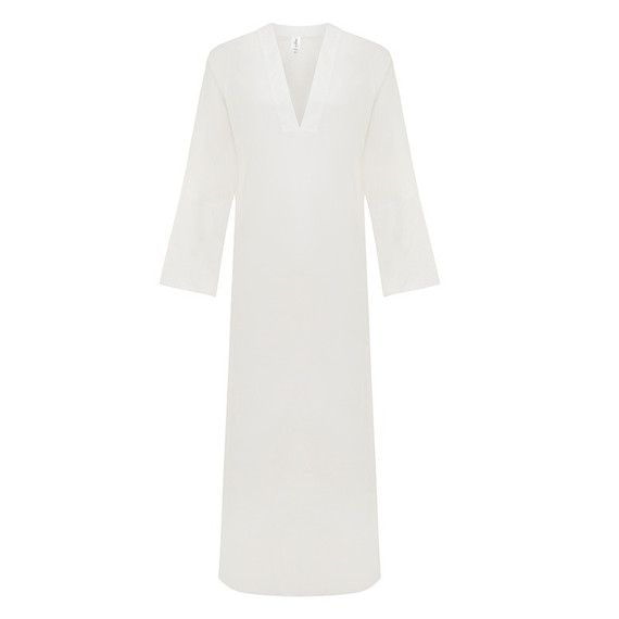Annadiva Swim French Souvenir Kaftan Off White