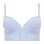 Annadiva Swim French Souvenir Longline Bikinitop Blue