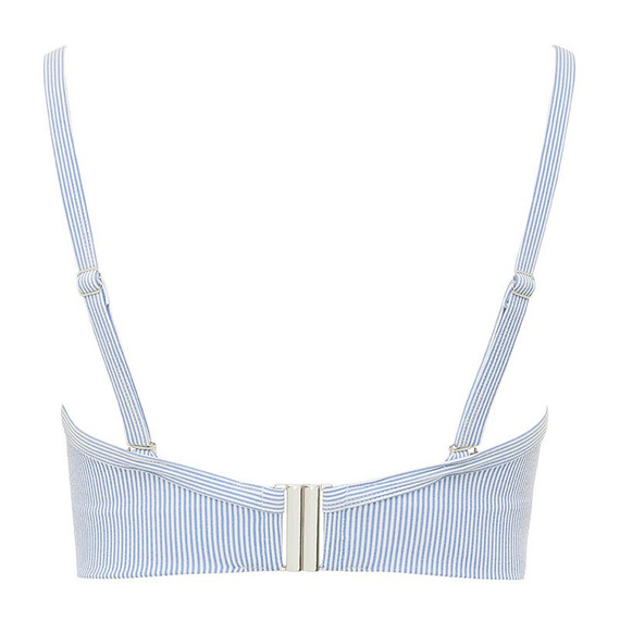 Annadiva Swim French Souvenir Longline Bikinitop Blue