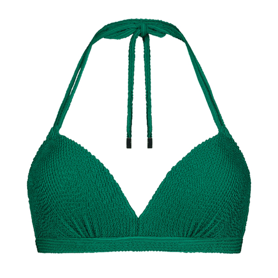 Fresh Green Padded Triangle Bikini Oberteil