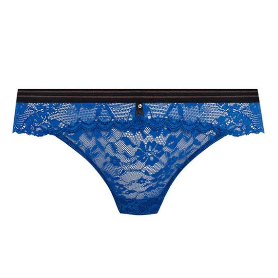 Freya Lingerie Offbeat Brazilian String Dazzling Blue