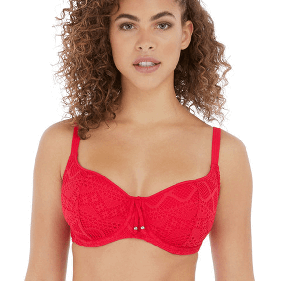 Freya Sundance Padded Bikinitop Red
