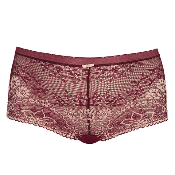 Wacoal Frivole Dames short Merlot