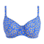 Freya Swim Garden Disco Plunge Bikinitop Bluebell