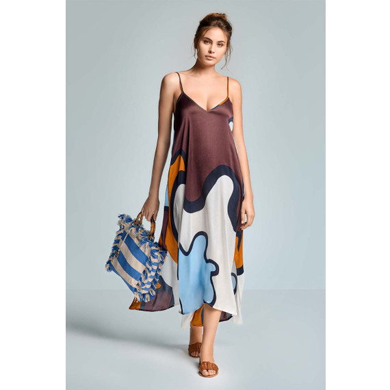 Iconique Gemma Strandjurk Multicolor