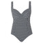 Panache Swim Gingham Badpak Black Gingham