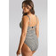 Panache Swim Gingham Badpak Black Gingham