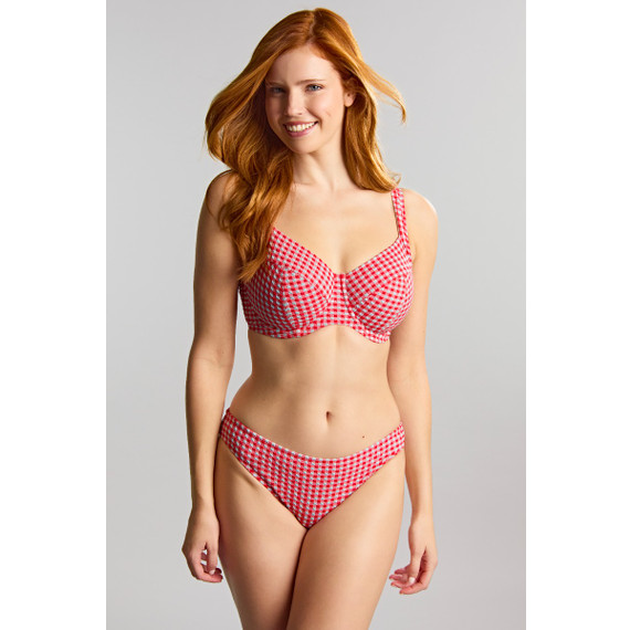 Panache Swim Gingham Bikinibroekje Red Gingham