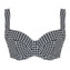Panache Swim Gingham Full Cup Bikinitop Black Gingham