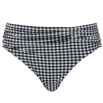 Gingham Hoog Bikinibroekje