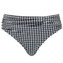Panache Swim Gingham Hoog Bikinibroekje Black Gingham
