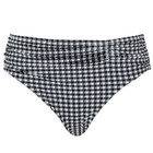 Gingham Hoog Bikinibroekje
