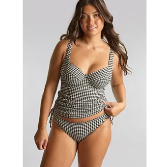 Gingham Tankini Oberteil